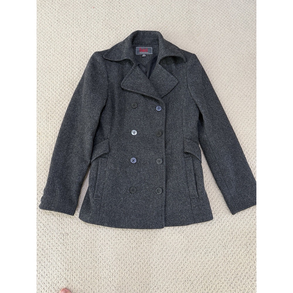 LEI women 100% wool coat size M - Picture 4 of 14